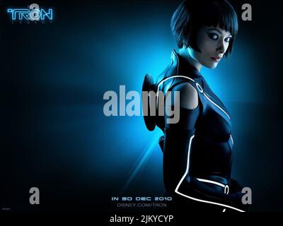 OLIVIA WILDE POSTER, TRON : Legacy, 2010 Banque D'Images