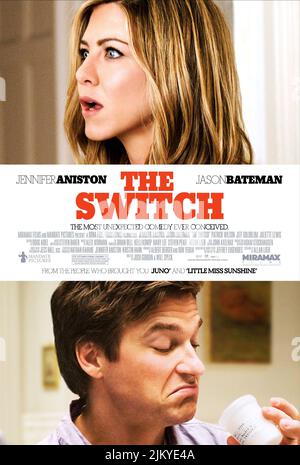 JENNIFER ANISTON, Jason Bateman, L'interrupteur de l'affiche, 2010 Banque D'Images