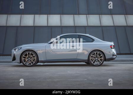 2022 BMW 22Oi photoshoot au coucher du soleil et jour à Johannesburg afrique du Sud Banque D'Images