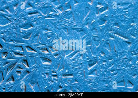 A closeup shot of turquoise frost background Banque D'Images
