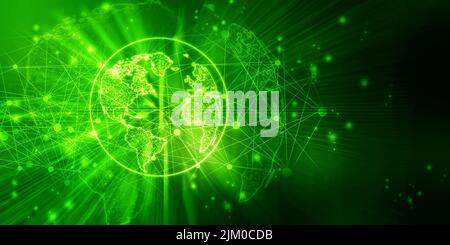 2d illustration carte du monde arrière-plan abstrait Banque D'Images