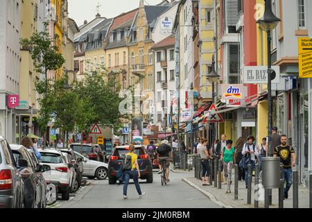 Särenszene, Passanten, Leipziger Straße, Bockenheim, Francfort-sur-le-main, Hessen, Allemagne Banque D'Images