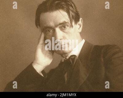 Portrait du philosophe Rudolf Steiner (1861-1925). Musée : COLLECTION PRIVÉE. Auteur: ANONYME. Banque D'Images