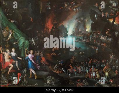 Orpheus jouant à Pluton et Persephone dans le monde sous-jacent. Musée : Galleria Colonna, Rome. Auteur: jan Brueghel The Elder. Banque D'Images