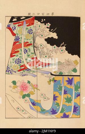 De la série Yachigusa. Musée : COLLECTION PRIVÉE. Auteur: Ueno Seiko. Banque D'Images