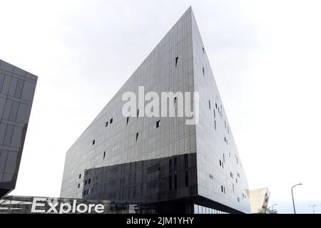 le musée de la ville de liverpool sur le front de mer liverpool merseyside Banque D'Images