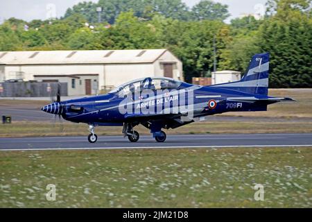 Armee de l'air Pilatus PC 21 fait ses débuts au Royal International Tattoo en 2022 Banque D'Images