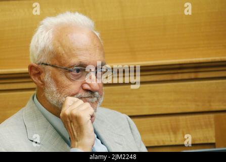 Rome, Italie. 04th août 2022. Rome, Présentation du symbole du mouvement « South Calls North » avant les élections de 25 septembre photo : Raffaello Lupi crédit : Agence de photo indépendante/Alamy Live News Banque D'Images