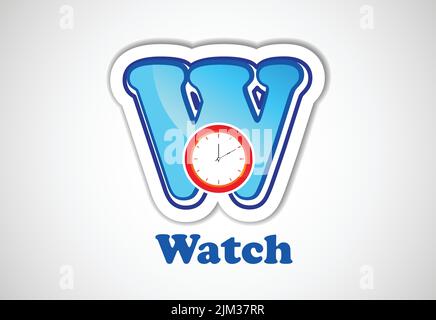 Autocollants alphabet pour enfants. Bon pour les projets d'école et de maternelle. Illustration vectorielle. Illustration de Vecteur