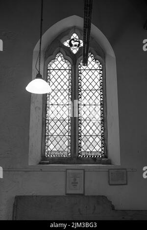 Intérieur de St Crewenna (ÉGLISE DE SAINT CREWEN), Crowan, Cornouailles Banque D'Images