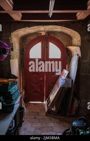 Intérieur de St Crewenna (ÉGLISE DE SAINT CREWEN), Crowan, Cornouailles Banque D'Images