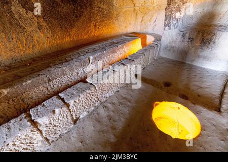 Musée en plein air, pièce sculptée à göreme. turquie Banque D'Images