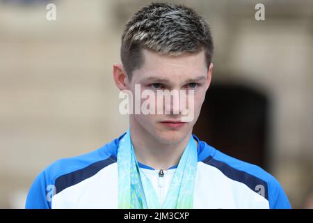 4 août 2022, Birmingham, West Midlands, Angleterre: DUNCAN SCOTT assiste à la célébration des briseurs de records des Jeux du Commonwealth de Longines lors des Jeux du Commonwealth de Birmingham 2022 (Credit image: © Mickael Chavet/ZUMA Press Wire) Banque D'Images