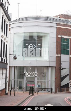 Le magasin de vêtements Next à Reading, Berkshire, au Royaume-Uni Banque D'Images