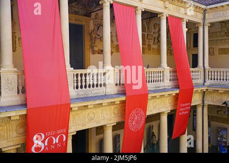 PADOUE, ITALIE -14 avril 2022- vue de l'Université de Padoue (Università degli Studi di Padova, UNIPD) fondée en 1222 à Padoue, Vénétie, Italie. Banque D'Images