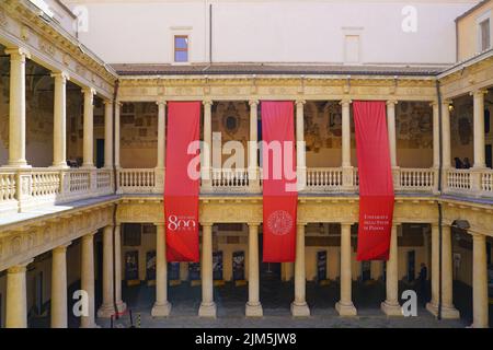 PADOUE, ITALIE -14 avril 2022- vue de l'Université de Padoue (Università degli Studi di Padova, UNIPD) fondée en 1222 à Padoue, Vénétie, Italie. Banque D'Images