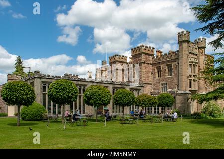 Château de Hampton court, Hope Under Dinmore, Herefordshire, Angleterre Banque D'Images