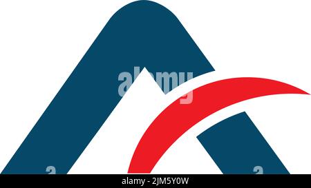 Un modèle de vecteur d'inspiration de conception de logo initial de lettre Illustration de Vecteur