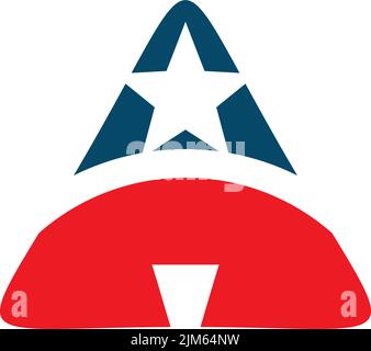 Une lettre initiale logo inspiration Illustration de Vecteur