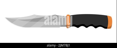 Icône couteau. Icône de couteau de chasse. Symbole de couteau isolé. Illustration vectorielle. Illustration de Vecteur