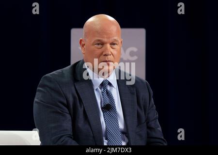 L'ancien procureur général intérimaire des États-Unis Matthew Whitaker fréquente le CPAC Texas, aux États-Unis. , . (Photo de Lev Radin/Sipa USA) crédit: SIPA USA/Alay Live News Banque D'Images