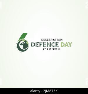 Célébration de la Journée de la défense du Pakistan, 6th septembre Illustration de Vecteur