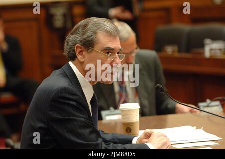 Bureau du Secrétaire (Carlos Gutierrez) - Comité de l'énergie et du commerce avec le Secrétaire Gutierrez Banque D'Images