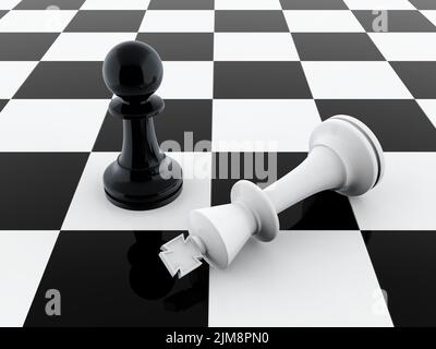 Victoires de pion Banque D'Images