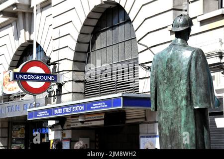 Gare de Baker Street/Sherlock Holmes Banque D'Images