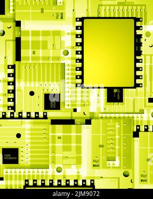 Carte de circuits électroniques Banque D'Images