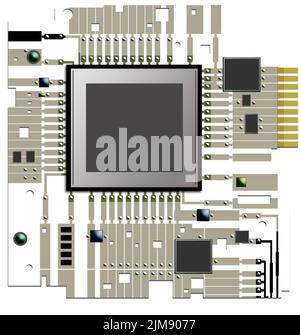 Carte de circuits électroniques Banque D'Images