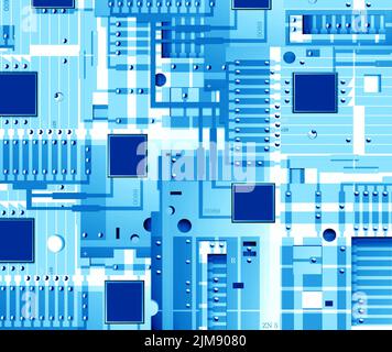 Carte de circuits électroniques Banque D'Images