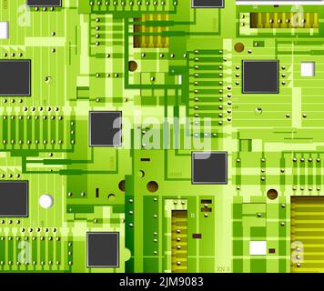 Carte de circuits électroniques Banque D'Images