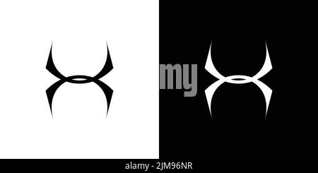 Moderne et professionnel lettre X initiales logo design Illustration de Vecteur