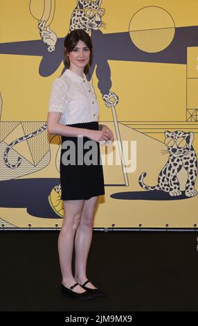 Locarno, Suisse. 05th août 2022. Locarno, Swiss Locarno film Festival 2022 Daisy Edgar Jones film DE photocall ÉTAIENT LES CRAWDADS CHANTER dans la photo: Daisy Edgar Jones robe Miu Miu crédit: Agence de photo indépendante/Alamy Live News Banque D'Images