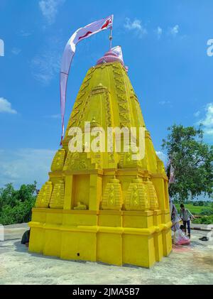 Une belle photo du temple Nag Devta dans le Gujarat Inde. Zezra, Viramgam, Ahemdabad, Gujarat Banque D'Images