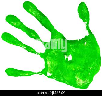 Empreinte de la main Banque D'Images