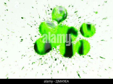 Taches d'encre Banque D'Images