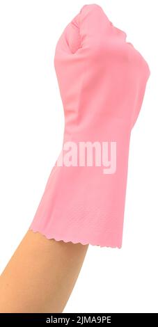 Gants en caoutchouc Banque D'Images