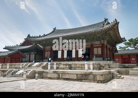 Séoul, Corée du Sud - 31 mai 2016 : visite touristique au palais de Changdeokgung Banque D'Images