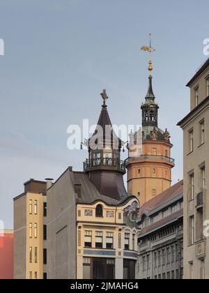 Leipzig - Nikolaikirche (St. Eglise Nicholas), Allemagne Banque D'Images