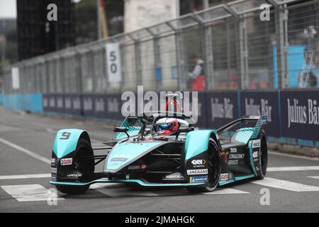 Circuito Cittadino dell'EUR, Rome, Italie - 2022 AVRIL 09 : Mitch Evans (NZL) - Jaguar I-Type 5 - Jaguar TCS Racing (photo d'Alessio de Marco | Avens Banque D'Images