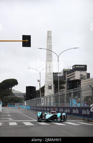 Circuito Cittadino dell'EUR, Rome, Italie - 2022 AVRIL 09 : Mitch Evans (NZL) - Jaguar I-Type 5 - Jaguar TCS Racing (photo d'Alessio de Marco | Avens Banque D'Images