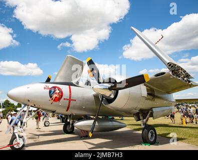 Oshksoh, WI USA 30 juin, 2022 Oshkosh 2022 EAA flyin annuel, expo et spectacle aérien Banque D'Images