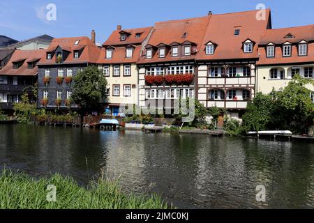 La petite Venise, à Bamberg, Allemagne Banque D'Images