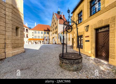 Château de Trausnitz, Landshut, Basse-Bavière, Bavière, Allemagne, Europe Banque D'Images