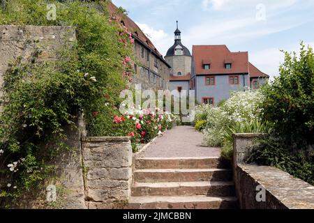 Châteaux de Dornburg, Vieux Château, Dornburg, Thuringe, Allemagne, Europe Banque D'Images