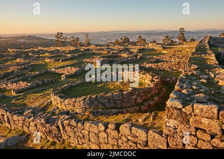 Plateau Citania de Sanfins Banque D'Images