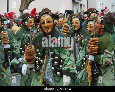 Swabian-alemannic Fasnet - Chateau fools de Weingarten (Württ.) Banque D'Images