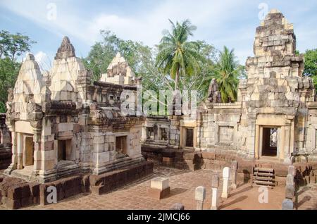 Prasat Ta Moan Thom, sa Kaeo, Thaïlande Banque D'Images